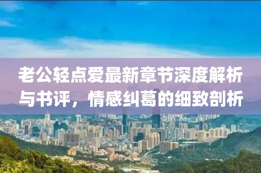 老公輕點愛最新章節深度解析與書評，情感糾葛的細致剖析