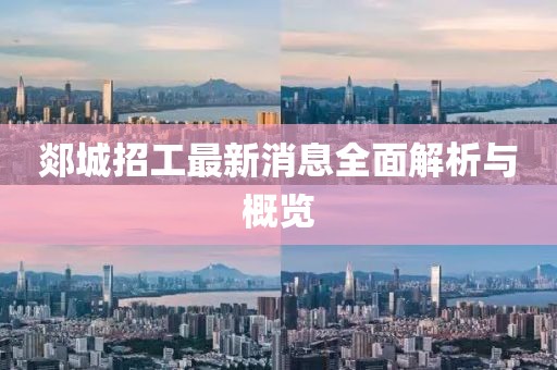 郯城招工最新消息全面解析與概覽