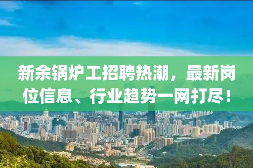 新余鍋爐工招聘熱潮，最新崗位信息、行業趨勢一網打盡！