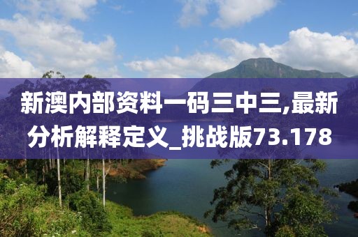 新澳內部資料一碼三中三,最新分析解釋定義_挑戰版73.178