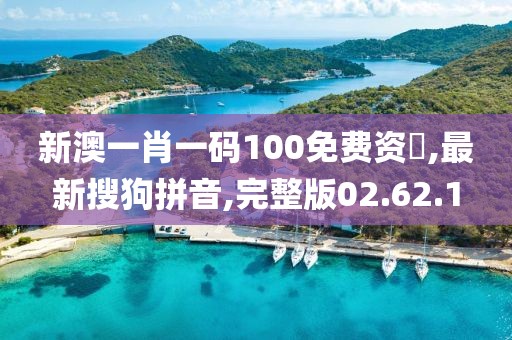 新澳一肖一碼100免費資枓,最新搜狗拼音,完整版02.62.1