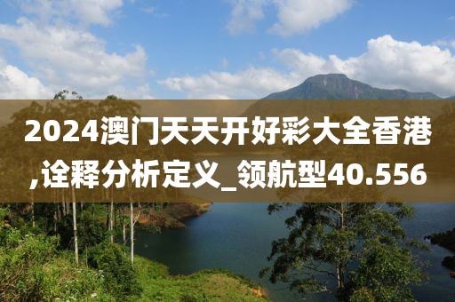 2024澳門天天開好彩大全香港,詮釋分析定義_領(lǐng)航型40.556