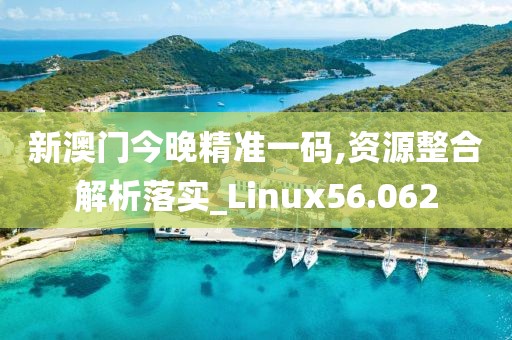 新澳門今晚精準一碼,資源整合解析落實_Linux56.062