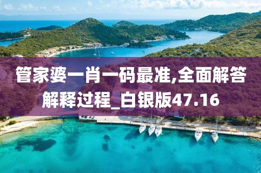 管家婆一肖一碼最準(zhǔn),全面解答解釋過程_白銀版47.16