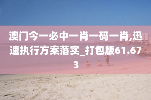 澳門今一必中一肖一碼一肖,迅速執(zhí)行方案落實_打包版61.673
