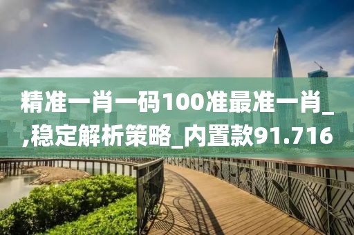 精準一肖一碼100準最準一肖_,穩定解析策略_內置款91.716