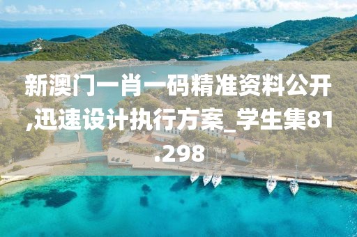 新澳門一肖一碼精準(zhǔn)資料公開,迅速設(shè)計(jì)執(zhí)行方案_學(xué)生集81.298