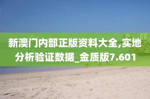 新澳門內部正版資料大全,實地分析驗證數據_金質版7.601