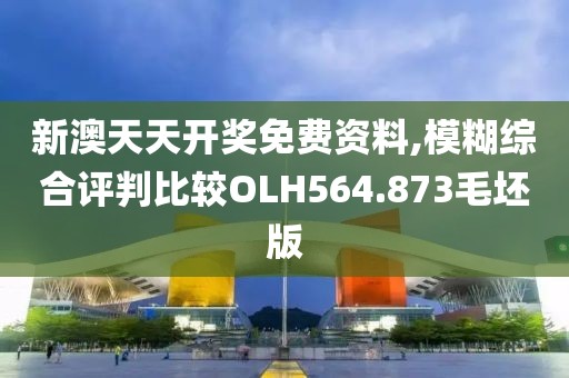 新澳天天開獎免費資料,模糊綜合評判比較OLH564.873毛坯版