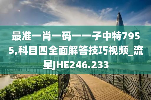 最準一肖一碼一一子中特7955,科目四全面解答技巧視頻_流星JHE246.233