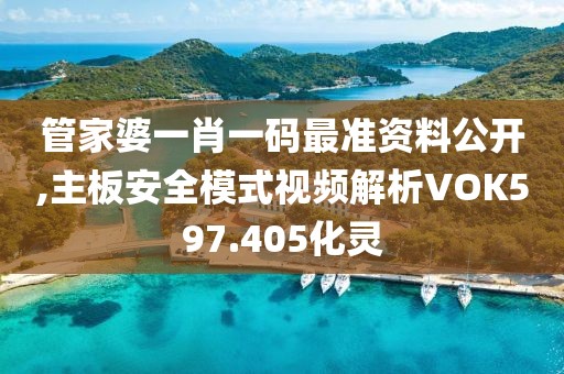管家婆一肖一碼最準資料公開,主板安全模式視頻解析VOK597.405化靈