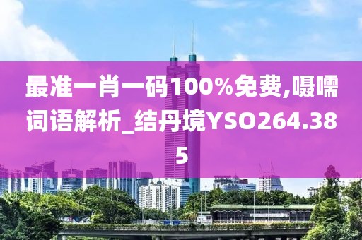 最準一肖一碼100%免費,囁嚅詞語解析_結丹境YSO264.385