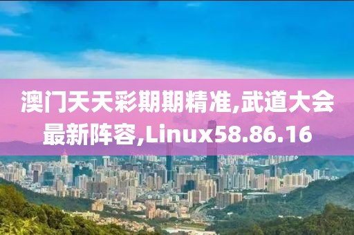 澳門天天彩期期精準,武道大會最新陣容,Linux58.86.16