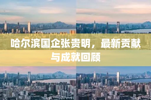哈爾濱國企張貴明，最新貢獻與成就回顧