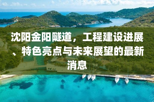 沈陽金陽隧道，工程建設進展、特色亮點與未來展望的最新消息
