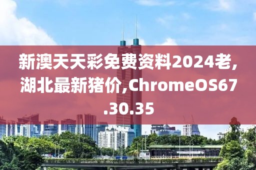 新澳天天彩免費資料2024老,湖北最新豬價,ChromeOS67.30.35