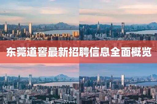東莞道窖最新招聘信息全面概覽