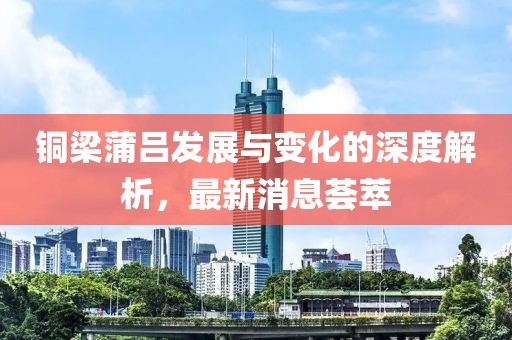 銅梁蒲呂發(fā)展與變化的深度解析，最新消息薈萃