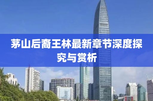 茅山后裔王林最新章節深度探究與賞析