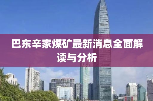 巴東辛家煤礦最新消息全面解讀與分析