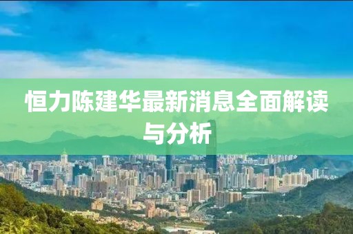 恒力陳建華最新消息全面解讀與分析
