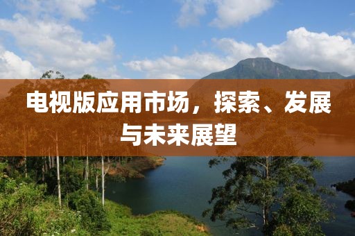 電視版應用市場，探索、發(fā)展與未來展望