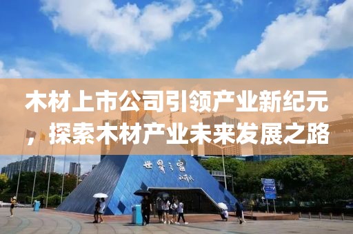 木材上市公司引領(lǐng)產(chǎn)業(yè)新紀元，探索木材產(chǎn)業(yè)未來發(fā)展之路
