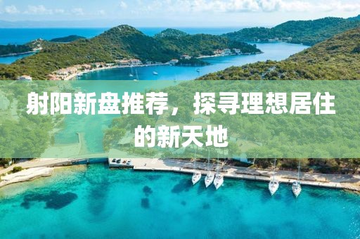 射陽新盤推薦，探尋理想居住的新天地