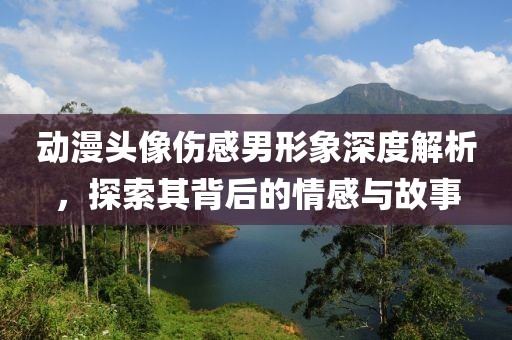 動(dòng)漫頭像傷感男形象深度解析，探索其背后的情感與故事