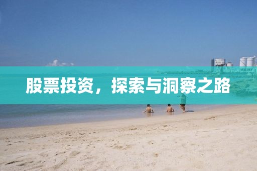 股票投資，探索與洞察之路