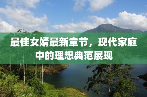 最佳女婿最新章節，現代家庭中的理想典范展現