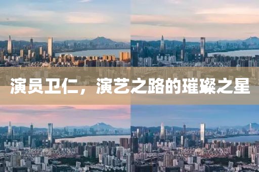 演員衛(wèi)仁，演藝之路的璀璨之星