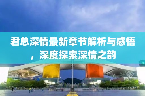 君總深情最新章節(jié)解析與感悟，深度探索深情之韻