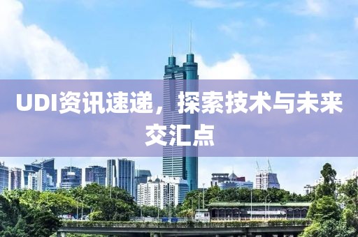 UDI資訊速遞，探索技術與未來交匯點