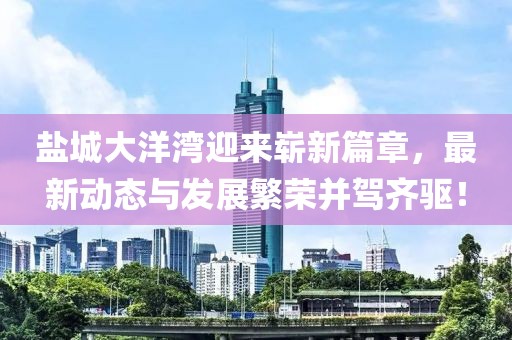 鹽城大洋灣迎來嶄新篇章，最新動態與發展繁榮并駕齊驅！