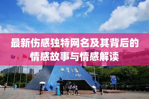 最新傷感獨特網名及其背后的情感故事與情感解讀