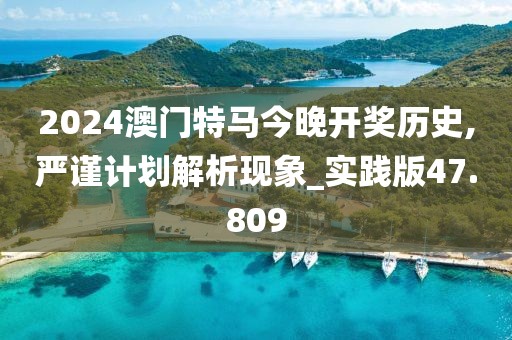 2024澳門特馬今晚開獎歷史,嚴謹計劃解析現象_實踐版47.809