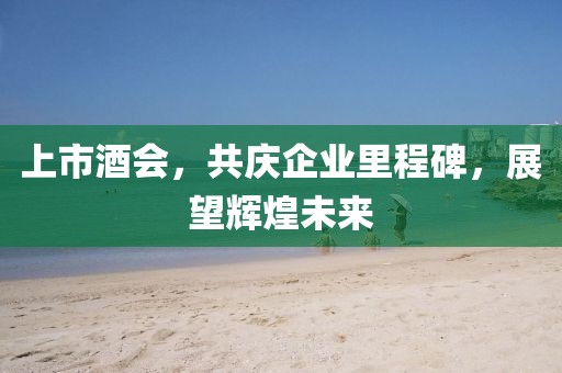 上市酒會，共慶企業(yè)里程碑，展望輝煌未來