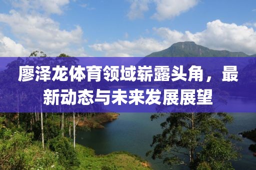 廖澤龍體育領域嶄露頭角，最新動態與未來發展展望