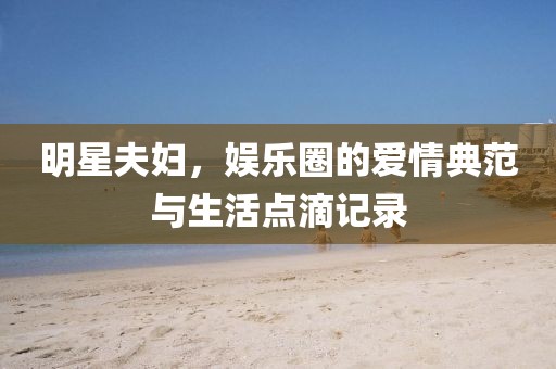 明星夫婦，娛樂(lè)圈的愛(ài)情典范與生活點(diǎn)滴記錄