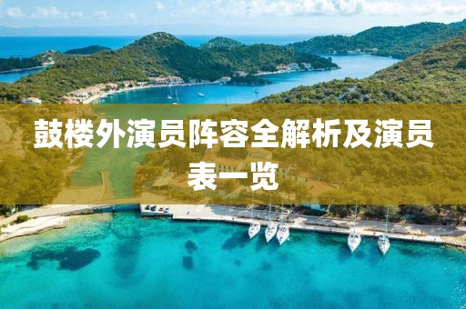 鼓樓外演員陣容全解析及演員表一覽