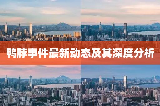 鴨脖事件最新動態及其深度分析