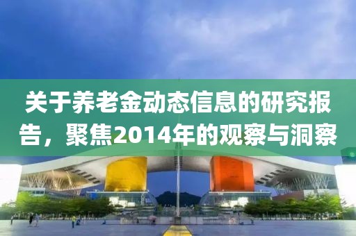 關于養老金動態信息的研究報告，聚焦2014年的觀察與洞察