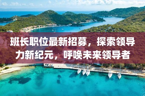 班長職位最新招募，探索領導力新紀元，呼喚未來領導者