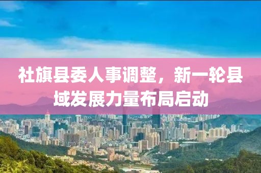 社旗縣委人事調整，新一輪縣域發展力量布局啟動