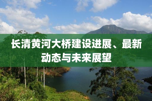長清黃河大橋建設(shè)進展、最新動態(tài)與未來展望