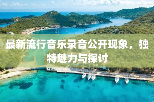 最新流行音樂錄音公開現象，獨特魅力與探討