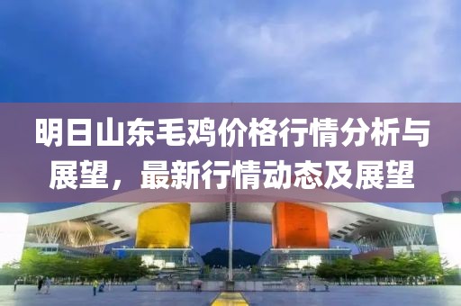 明日山東毛雞價(jià)格行情分析與展望，最新行情動(dòng)態(tài)及展望
