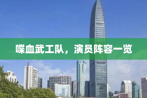 喋血武工隊，演員陣容一覽