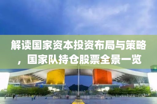 解讀國(guó)家資本投資布局與策略，國(guó)家隊(duì)持倉(cāng)股票全景一覽